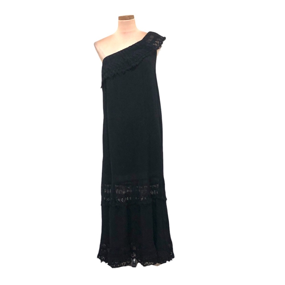 Miguelina Regina Maxi Dress Size XS Black